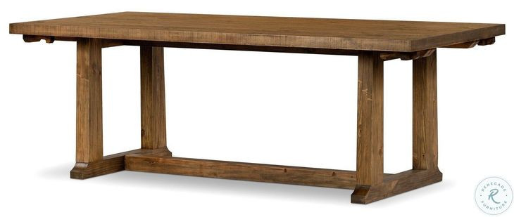 Otto Waxed Pine 120" Extendable Rectangular Dining Table