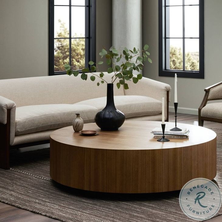 Hudson Natural Yukas Round Coffee Table