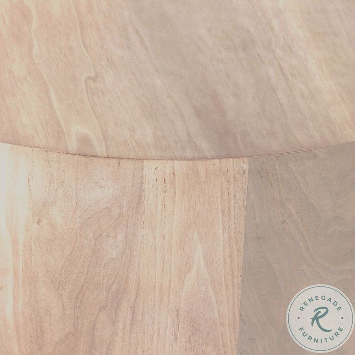 Hudson Ashen Walnut Large Round Coffee Table