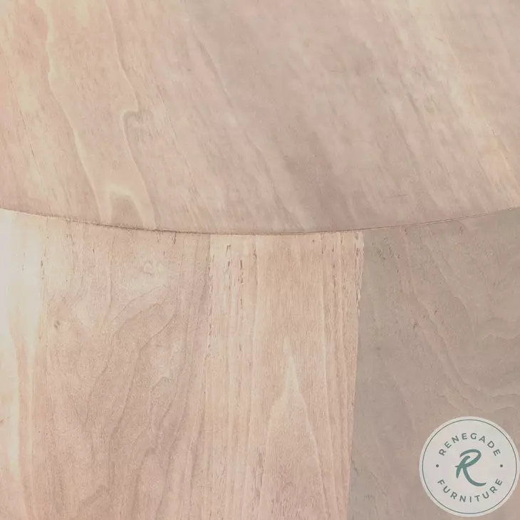 Hudson Ashen Walnut Large Round Coffee Table