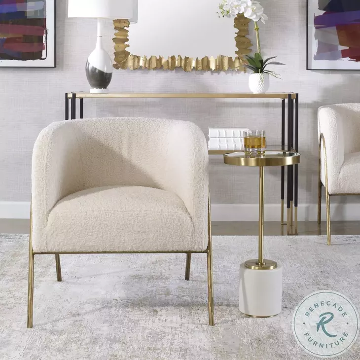 Newhaven Off White Accent Chair