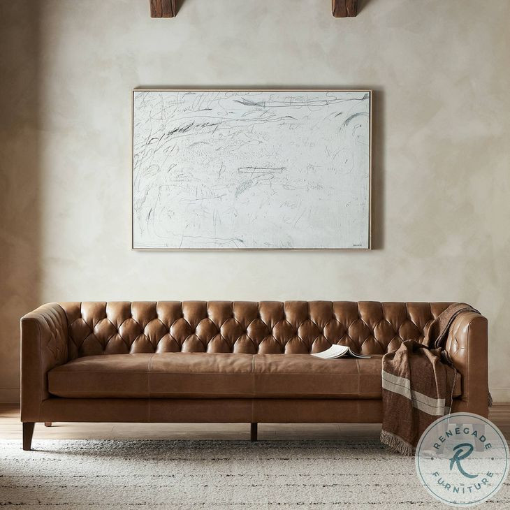 Thurston Dakota Warm Taupe 96" Upholstered Sofa