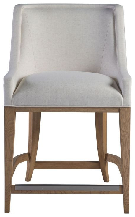 Simpatico White Dove Performance Fabric Counter Height Stool