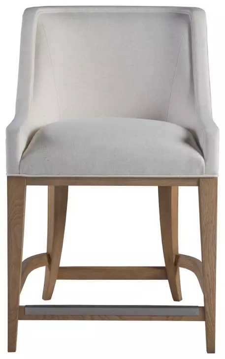 Simpatico White Dove Performance Fabric Counter Height Stool