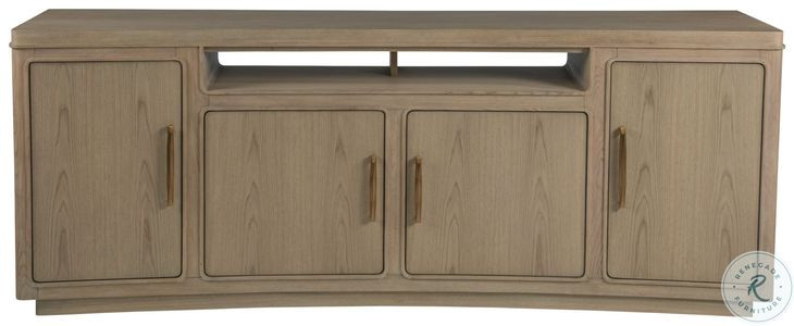 Simpatico White Oak TV Stand