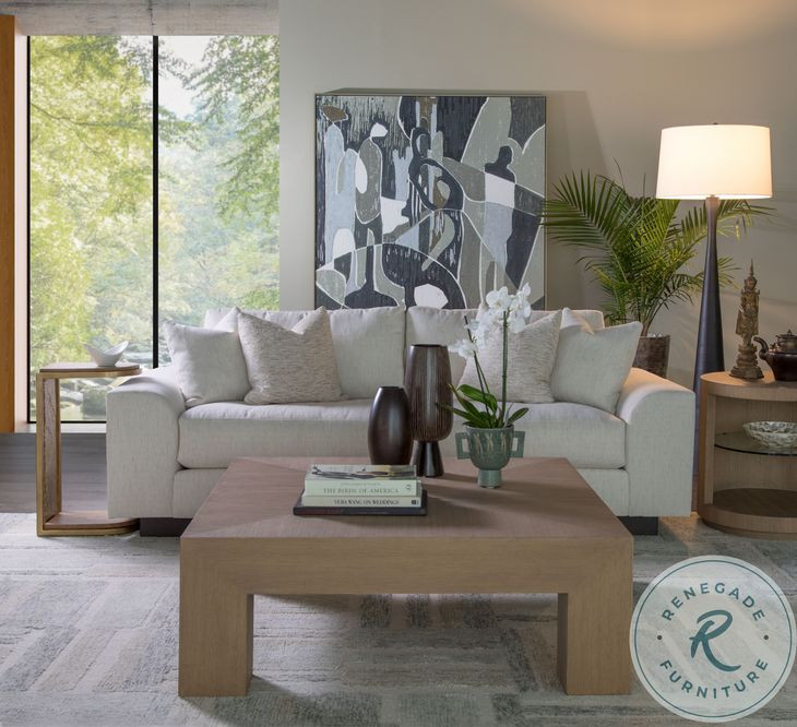 Simpatico White Oak Square Cocktail Table