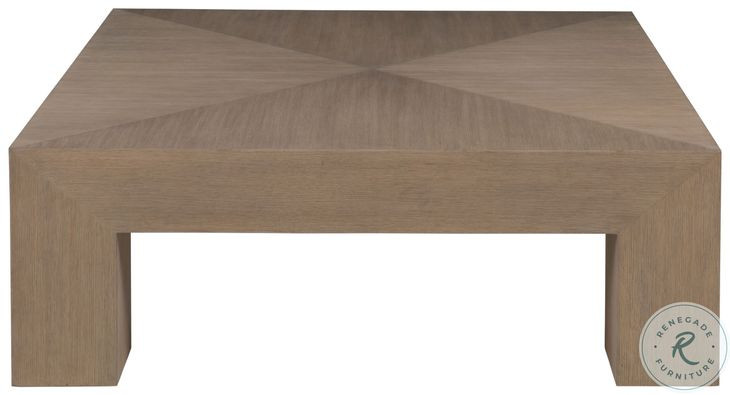 Simpatico White Oak Square Cocktail Table