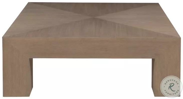 Simpatico White Oak Square Cocktail Table