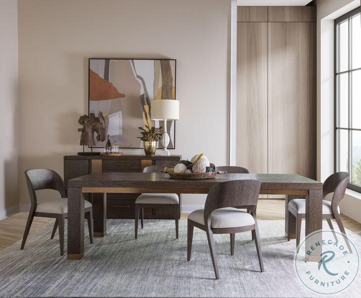 Andare Brown Rectangular Dining Table