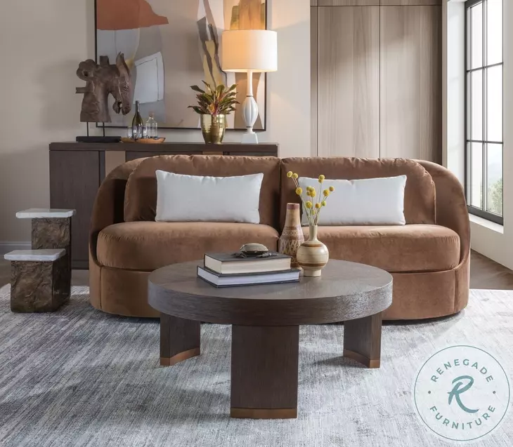 Andare Brown Round Occasional Table Set