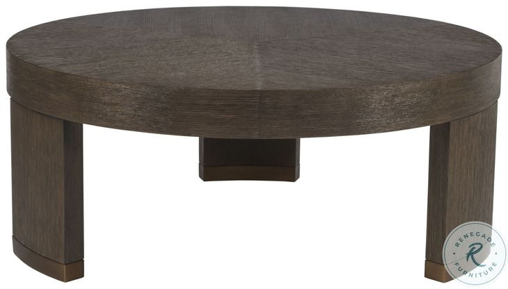 Andare Brown Round Cocktail Table