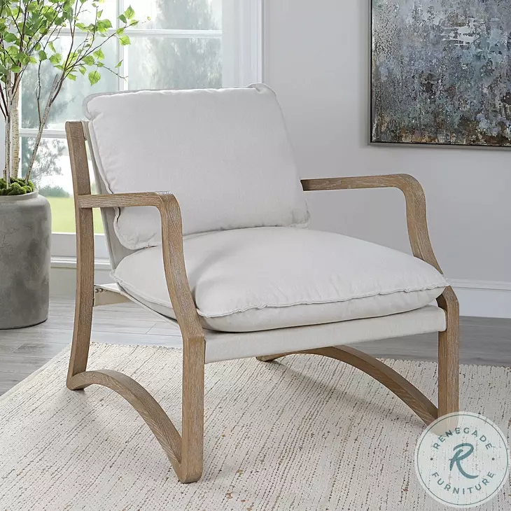 Rustina neutral Accent Chair