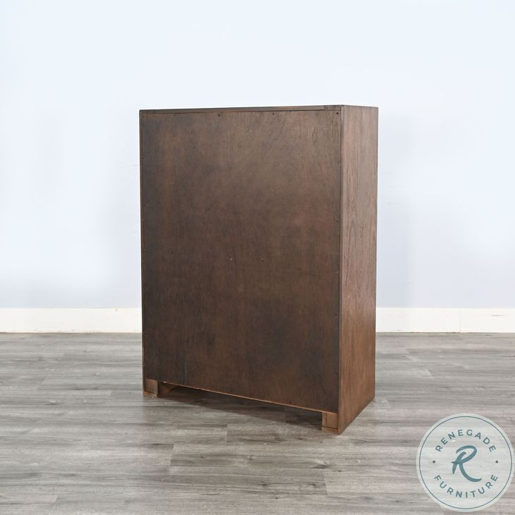 Cozy Luxe Natural 5 Drawer Chest