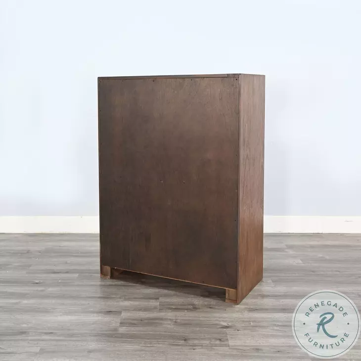 Cozy Luxe Natural 5 Drawer Chest