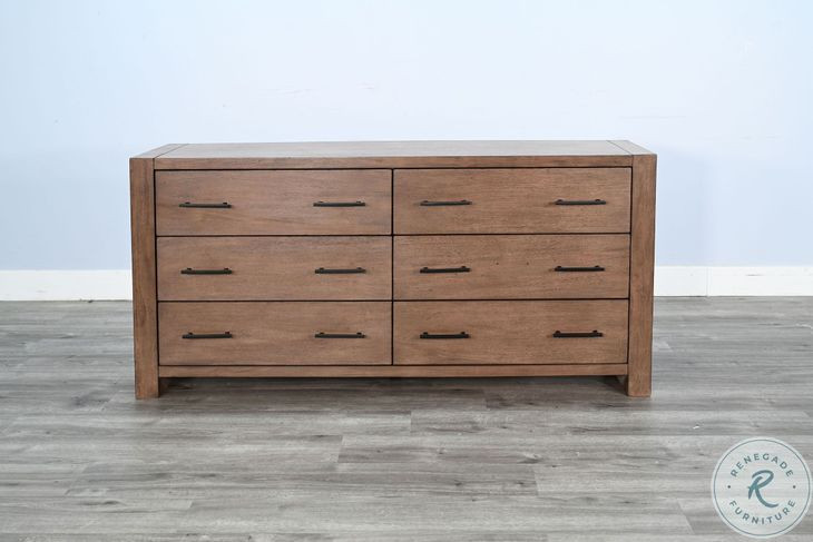 Golden Hearth Natural 6 Drawer Dresser