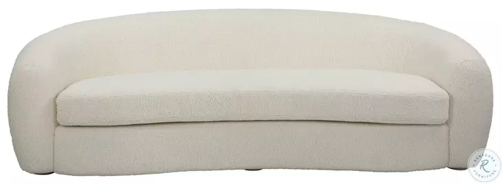Capra Off White 90" Sofa