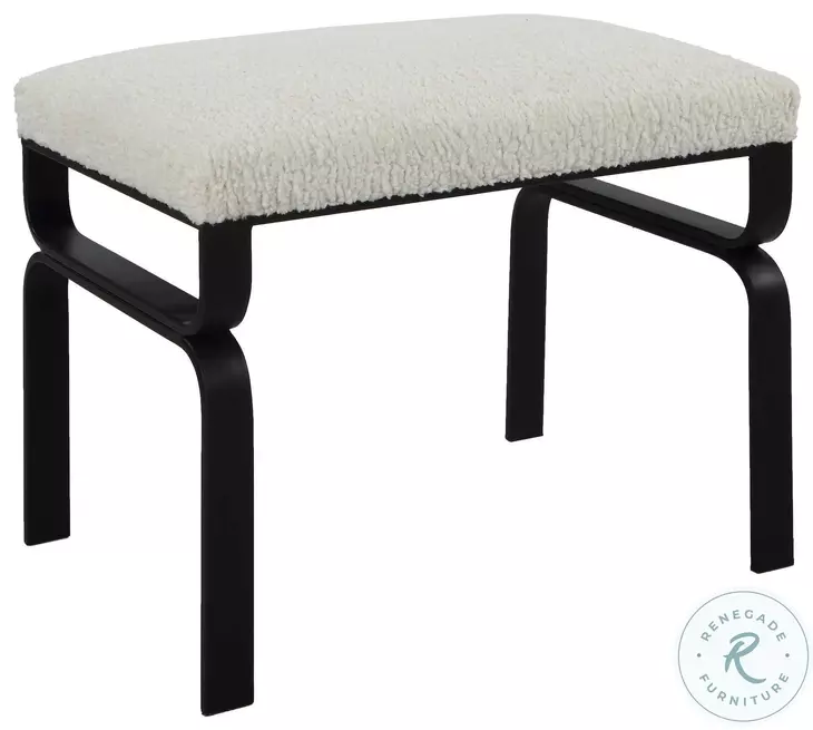 Diverge White Small Bench