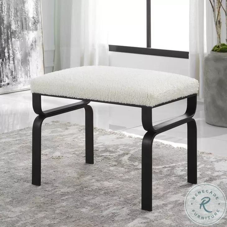 Diverge White Small Bench