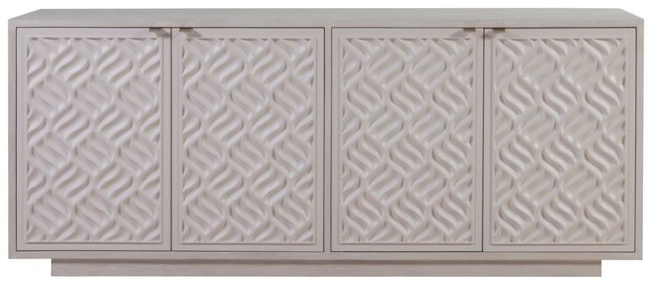 Solimar White Oak 78" TV Stand