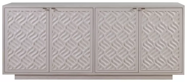 Solimar White Oak 78" TV Stand