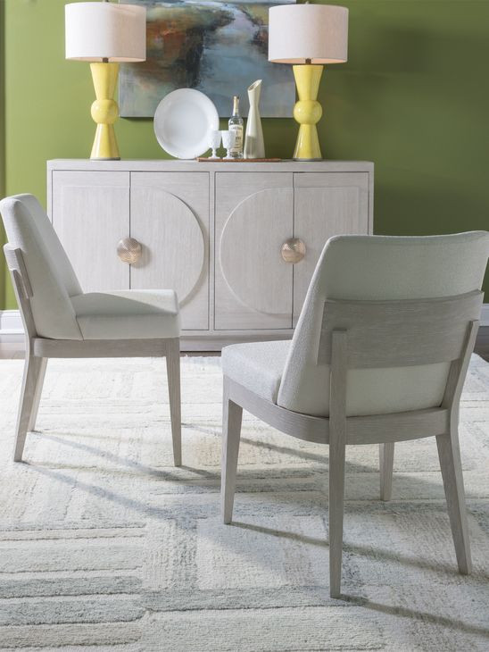 Solimar Cream Upholstered Side Chair
