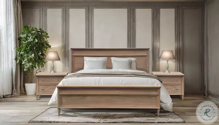 Golden Hearth Natural 5 Drawer Chest