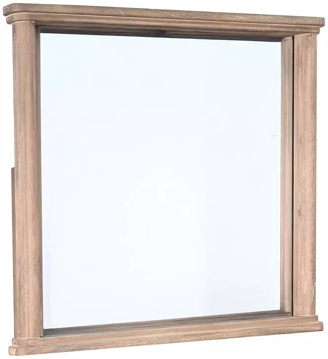 Kate Oak Grove 6 Drawer Dresser with Rectangular Mirror