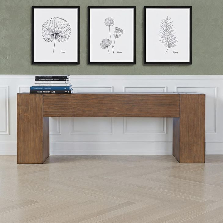 Taos Chestnut 79" Sofa Console Table