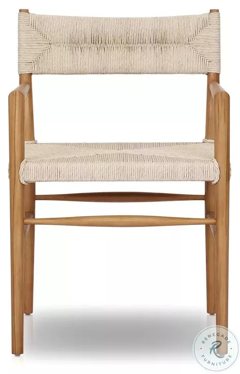 Lomas Natural Teak Outdoor Dining Armchair