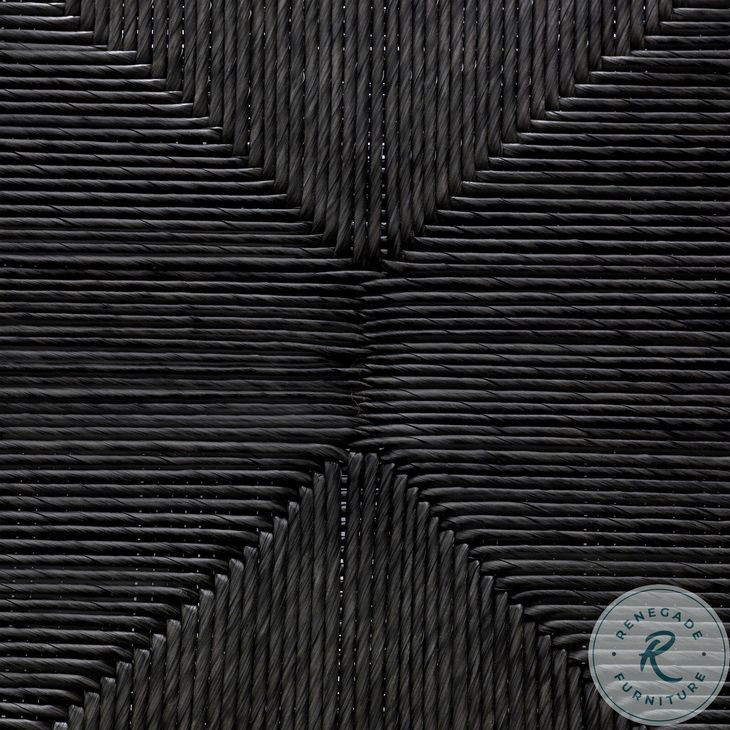 Lomas Black Teak Outdoor Dining Armchair