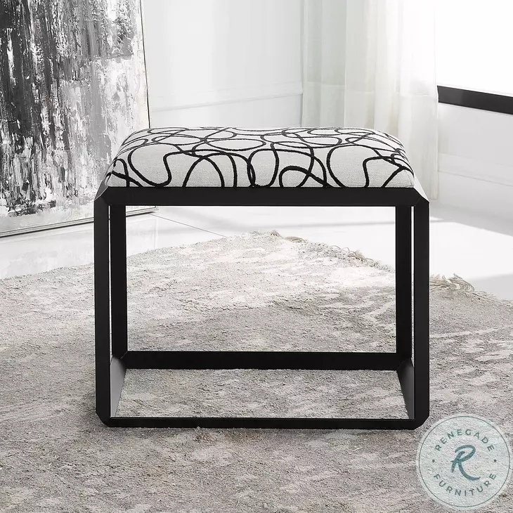 Tye Light Stone Gray Small Bench