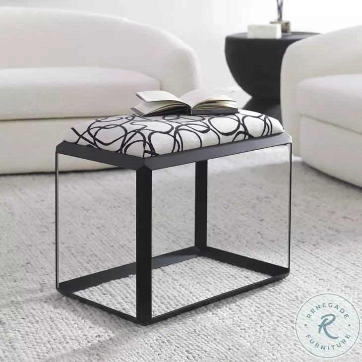 Tye Light Stone Gray Small Bench