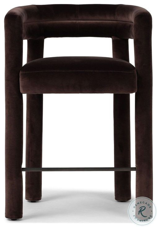 Tacova Surrey Cocoa Counter Height Stool