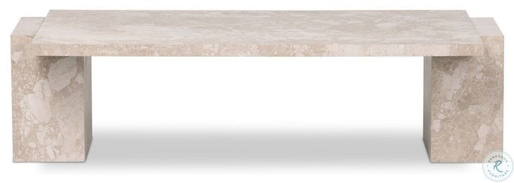 Romano Lunar Marble Rectangular Coffee Table