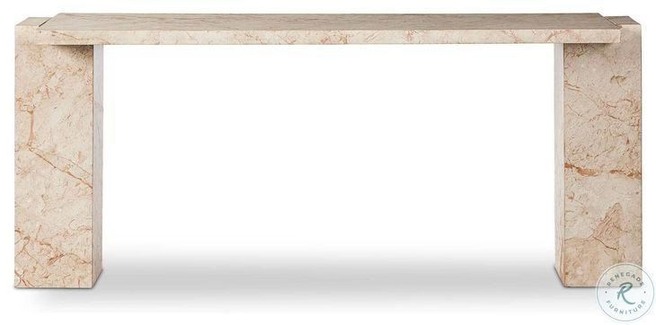 Romano Desert Taupe Marble 73" Console Table