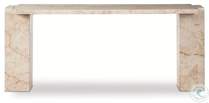 Romano Desert Taupe Marble 73" Console Table