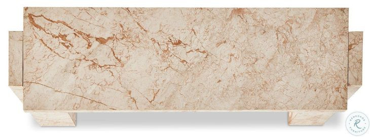 Romano Desert Taupe Marble Rectangular Occassional Table Set