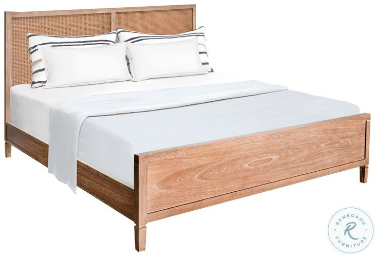 Cozy Luxe Natural Queen Platform Bed