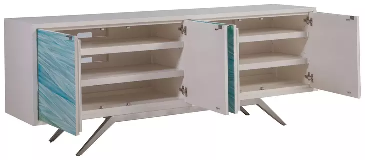 Blue Wave Beige 78" TV Stand
