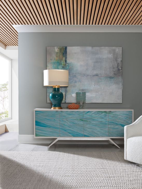 Blue Wave Beige 78" TV Stand