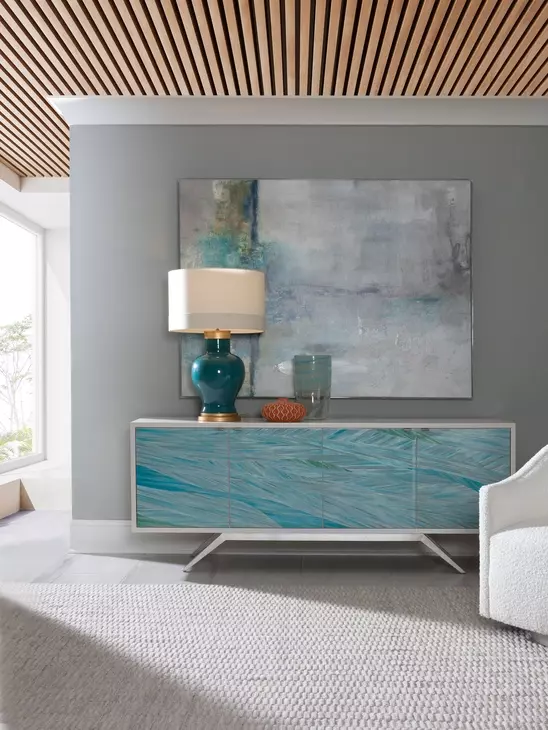 Blue Wave Beige 78" TV Stand