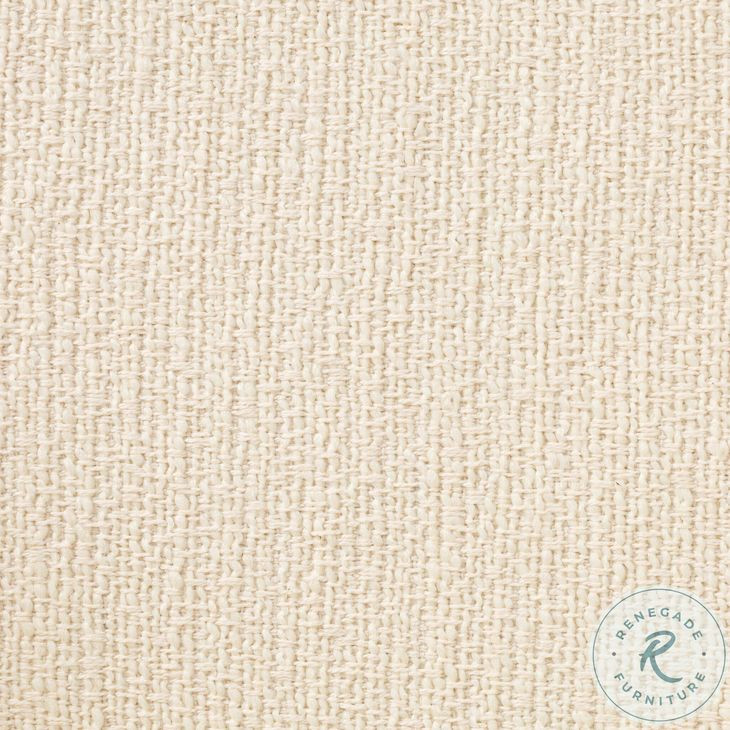 Hannah Kerbey Ivory Performance Fabric Swivel Bar Stool