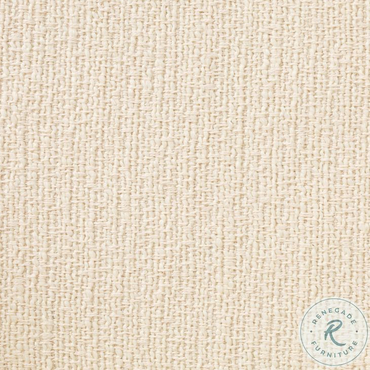 Hannah Kerbey Ivory Performance Fabric Swivel Counter Height Stool