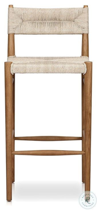 Lomas Vintage White Outdoor Bar Stool