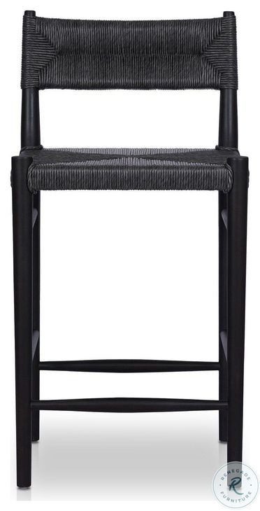 Lomas Vintage Coal Outdoor Counter Height Stool