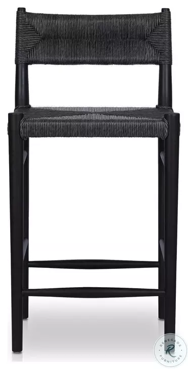 Lomas Vintage Coal Outdoor Counter Height Stool