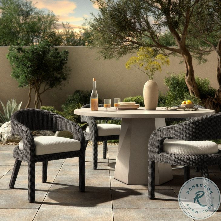 Hawkins Vintage Coal Outdoor Dining Chair