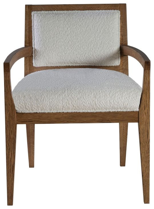 Barnaby White Performance Fabric Arm Chair
