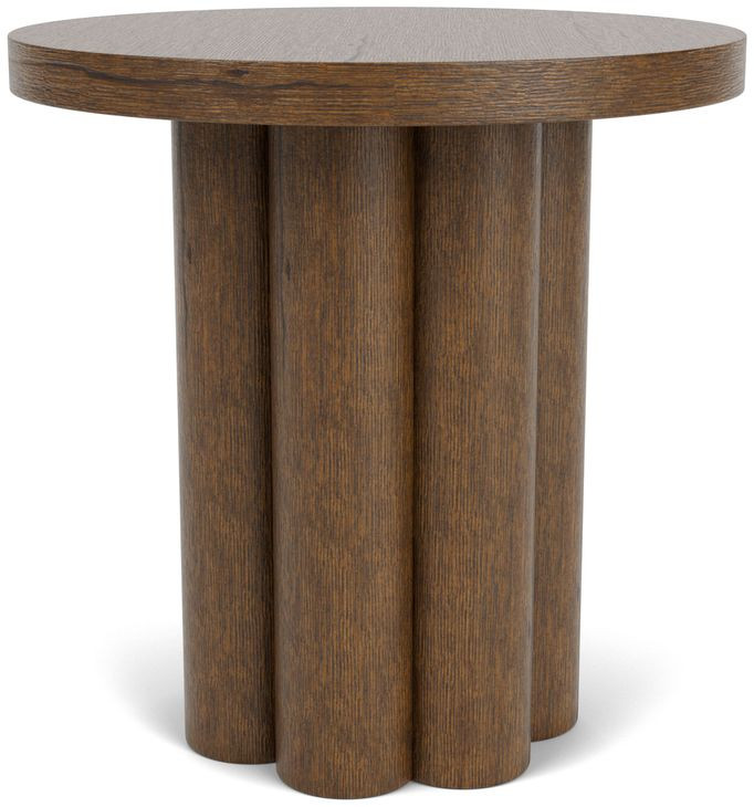 Santa Cruz Whiskey Oak Free Form Bunching Occasional Table Set