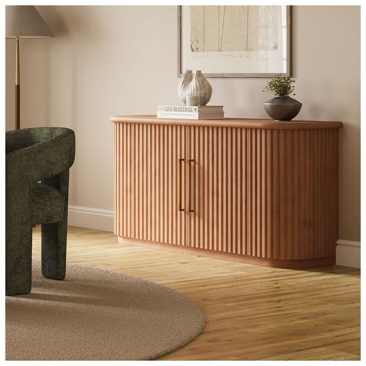 Breck Brown Curved Sideboard